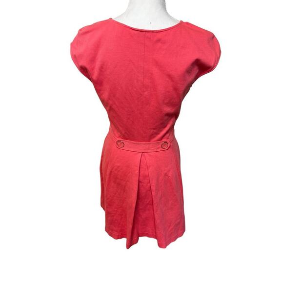Ted Baker Harmia Coral Pocket Button Fit and Flare Mini Dress - 2 / US 4 - Picture 8 of 11